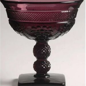 Set of 4 Vintage amethyst champagne/ sherbet